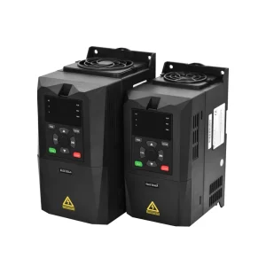 0.75-5.5kw Single Phase 220v to Three Phase 380v AC VFD with Dual Display Panel Frequency Inverter