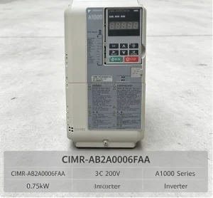 0.75 kW AC Drive CIMR-AB2A0006FAA 220 V 3-Phase Vector Control Inverter HD Rating 150% Overload for Motor Hoist CE