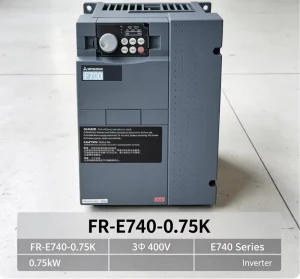 0.75 kW VFD Inverter FR-E740-0.75K 3 Phase 380 V AC Drive with Sensorless Vector Control IP20 for Motor CE