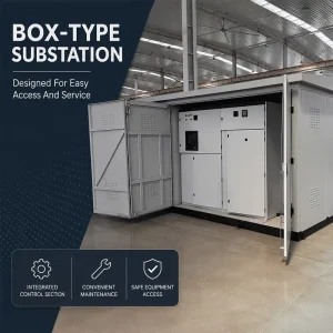 1-year Warranty 12kv Outdoor European Type Container Prefabricated Substation Compact Substation for Civil Use