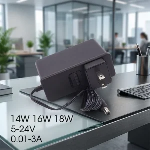 10 14 16 18 Watt Switching Power Supply Medical VI Energy Efficiency 6V 10V 12V 15V 20V 24V 0.8A 1A 1.5A AC DC Power Adapter