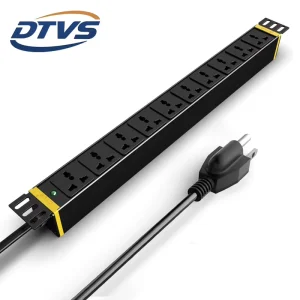 10-Outlet Power Distribution Unit with Indicator Module 15A 125V PDU with Fault Alert