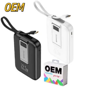 10000mAh Mini Portable Power Bank 15W Fast Charging Wireless Magnetic for iPhone