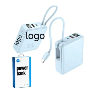 10000mAh Mini Portable Power Bank Fast Charging Wireless Magnetic for iPhone