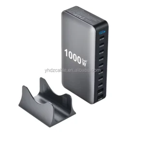 1000W 10-Port USB GaN Desktop Charger Adapter 140W Laptop and Tablet Charger