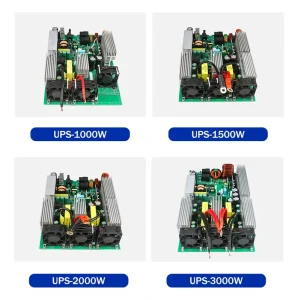 1000W-3000W UPS Inverter Charger, Pure Sine Wave, Solar Panel, LiFePO4 Battery, 92% Efficiency