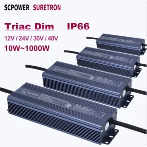 1000W 800W 600W 500W 300W 200W 150W 100W 60W 30W 20W 10W 110V 220V UL CE 24V Waterproof LED Power Supply 12V 24V IP66 LED Driver