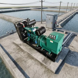 100KW 125KVA Single Phase 3 Phase 50hz 60hz Open Frame Generator Set Stable Power for Aquaculture Farm Equipment