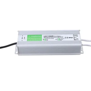 100W 12V/24V 8.3A IP67 Waterproof Dual AC-DC Power Supply for LED Lighting