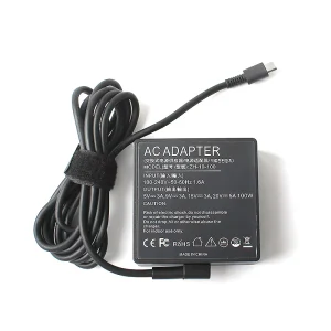 100W 20V5A Laptop Power Adapter Type C Charger for Lenovo IdeaPad Slim 5 7 Surface Pro 7+/8/9/10 Notebook Computer