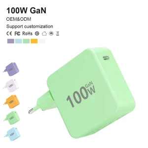 100W Fast Charging Laptop Wall Adapter EU US UK AU Plug GaN 3.0 Charger