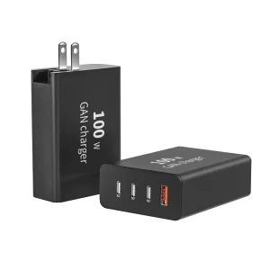 100W Fast Charging PD USB C GaN Charger EU Power Adapter for Mobile Charger