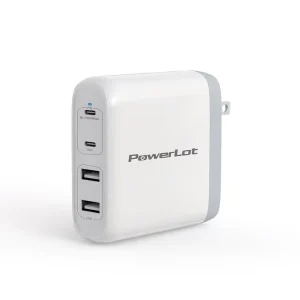 100W GaN 4-Port Type-C PD Fast Wall Charger 2C2A 5V/3A Quick Charge Adapter for Laptop Phone