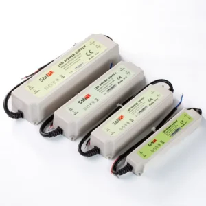 100W IP67 Waterproof Slim Strip Light Power Supply 12V 24V AC DC LED Driver 2A Output for Outdoor CCTV RainProof Power Supply