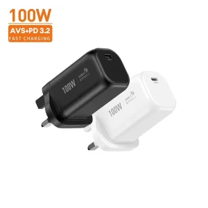 100W Single Port AVS Charger Mini 70W PD3.2 Fast Charging Adapter For iPhone Samsung Galaxy USB C Charger Electronics Products