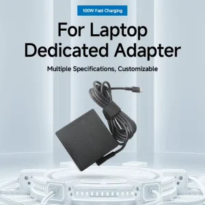 100W USB-C Laptop Fast Charging Adapter with Custom EU US UK AU Plugs Type-C Notebook Power Supply