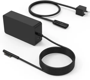 102W 127W Laptop Power Supply 15V 8A 5V 1.5A Compatible for Microsoft Surface Pro 9 8 7 6 5 Includes DC Cable