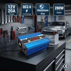 10A 20A 30A 40A Battery Charger 12V Fast Charging for Car Motorcycle CE Certified