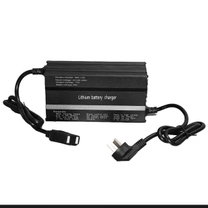 10A Fast Charger with Fan 60V LiFePO4 Battery Charger 67.2V Output 16S for Electric Golf Cart