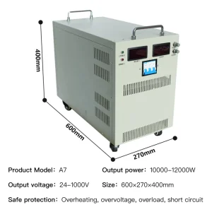 10KW-12KW DC Regulated Power Battery Charging Bench Power Supply High Voltage Adjustable Power Supply