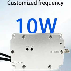 10W GaN RF Power Amplifier Module 5800MHz Band Agile Customizable Linear for UAV Anti-Drone Jamming System