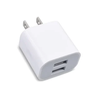 10W Power Brick Cube Wall Charger Dual USB Ports OTP Protection PD QC3.0 US EU AU Plugs