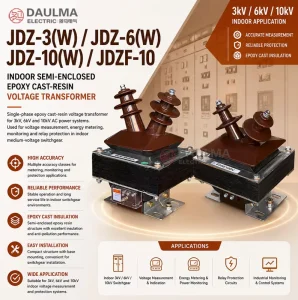 10kV JDZF 10 Indoor Voltage Transformer for Switchgear Power Distribution and Metering Application
