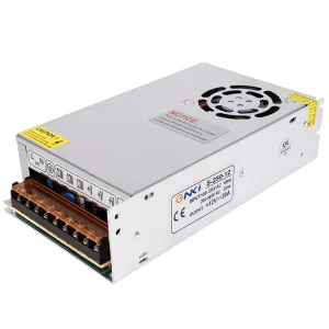 110V 220V AC to DC Single Output Power Supply for LED Lighting 12V 20A 250W Industrial Use 92% Efficiency 24 Months Warranty