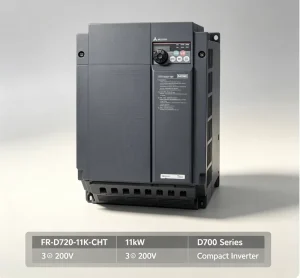 11kW VFD Inverter FR-D720-11K 3-Phase 220-240V AC Drive 45A Sensorless Vector Control Heavy-Duty for Fan Pump CE