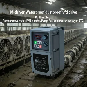 11kw 15kw VFD IP65 3 Phase 380v 440v Waterproof Industrial Compressor & Motor Exhaust Fan Inverter