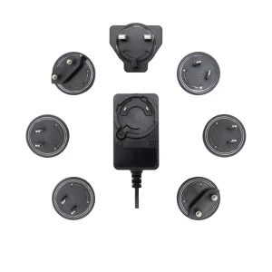 12.6V 2A Interchangeable Universal Plug Rechargeable Lithium Li ion Battery Charger 3S 11.1V Li Ion Battery Charger