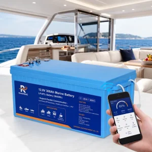 12.8V 100Ah 200Ah 300Ah 400Ah LiFePO4 Marine Battery Adapt to Boat Yacht RV Lithium Iron Phosphate 5000 Cycles