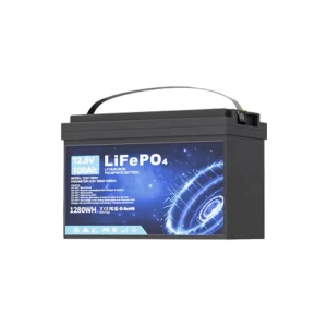 12.8V 100Ah Lithium Iron Phosphate LiFePO4 Battery Waterproof for RV Marine Camping