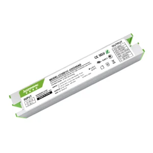 120 347Vac Programmable LED Power Supply 20W 50W 80W 0.45A 1.8A 24 42Vdc Linear Driver