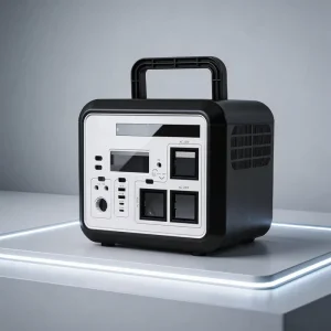 1200W Portable Power Station Wireless Charging Solar Generator Set Power Supply for Home Camping