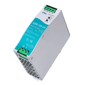 120W EDR 120 24 24V 12V 5A 10A Single Output Din Rail Switching Power Supply Industrial Use CE FCC ROHS