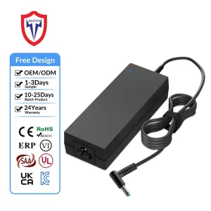 120W Laptop Charger 18.5V 6.5A With 4.5*3.0mm Blue Pin Replacement Laptop AC DC Power Adapter for HP Notebook Power Supply