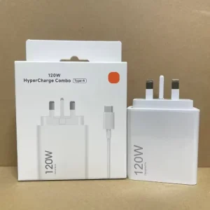 120W QC3.0 Fast Charger with Type C Connector ABS Material Fireproof Protection