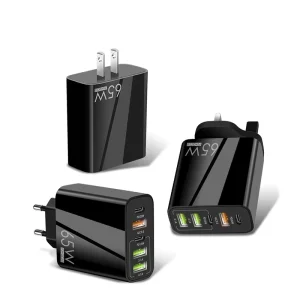 120W USB C PD 65W QC 4.0 Power Adapter Charger EU US UK Plug 6A