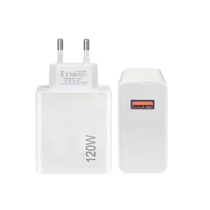 120W USB-C Wall Fast Charger QC3.0 HyperCharge Adapter