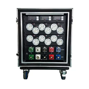 12U 12 Way 250A Power Distributors 3 Phase Electrical Distribution Box for Power Equipment
