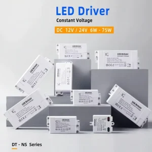12V 1-50W Constant-Voltage Switching Power Supply LED Drivers Model FK0612FK1012 Warranty 86% Efficiency
