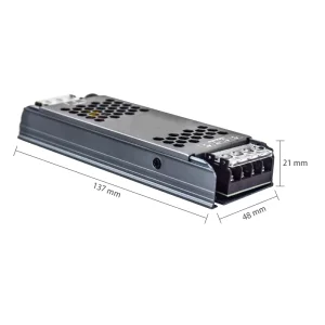 12V 10A 120W Ultra Thin AC DC Single Output Power Supply for CCTV & LED Lighting