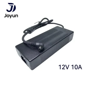 12V 10A Li ion Battery Charger with Intelligent Fast Charge Function Replacement Power Supply for Electric Pet Feeders