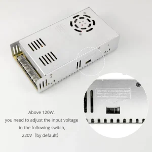 12V 10A Switching Power Supply 360W AC to DC 110V 220V Power Supply for Automation Pump Motors