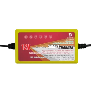 12V 1A Smart Battery Charger Automatic Trickle Charger for Lead Acid with Overcharge Protection