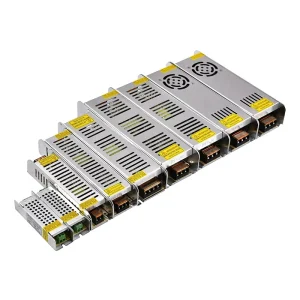 12V/24V AC-DC Constant Voltage Switching Power Supply, 25W-400W for LED Light Strips