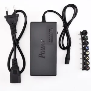 12V-24V Adjustable Voltage 96W Multifunctional Laptop Power Adapter Seven-Level Adjustment 8-Bit Interface Multi-Plug