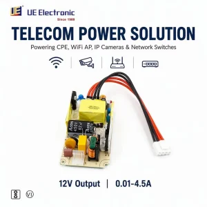 12V 2A 4.5A Open Frame Power Supply Board 20W 36W 54W 75W AC DC Switching SMPS PSU for CCTV Security System Monitor