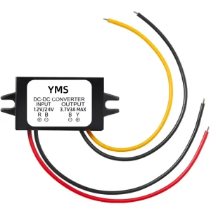 12V 3.7V 3A 11W Waterproof DC-DC Converter 24V Step Down Buck Converter Board off Board Power Supply Module for Cars